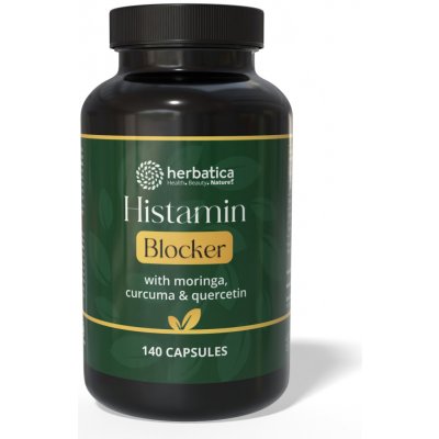 Herbatica Histamin blocker s moringou kurkumou a kvercetinem 140 kapslí – Hledejceny.cz
