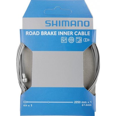 Shimano brzdové lanko s povlakem SIL-TEC 1,6x2050 mm nerez ocel + koncovky – Hledejceny.cz