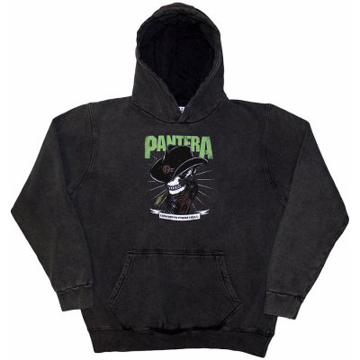 Pantera mikina Skeleton Cowboy Wash Charcoal Grey – Zboží Dáma