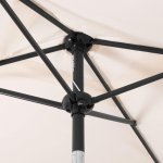 SPRINGOS PALMA GU0039 Zahradní slunečník 230 cm, krémový – Hledejceny.cz