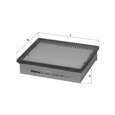 Vzduchový filtr MAHLE LX 2840 – Hledejceny.cz