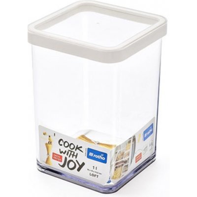 Rotho Dóza Loft MIDDLE Black ml 82715334 1 l – Sleviste.cz