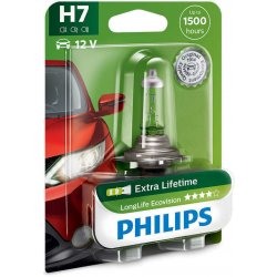 Philips LongLife EcoVision H7 PX26d 12V 55W 12972LLECOC1