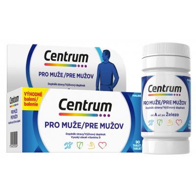 Centrum Multivitamín pro muže 90 tablet – Zbozi.Blesk.cz