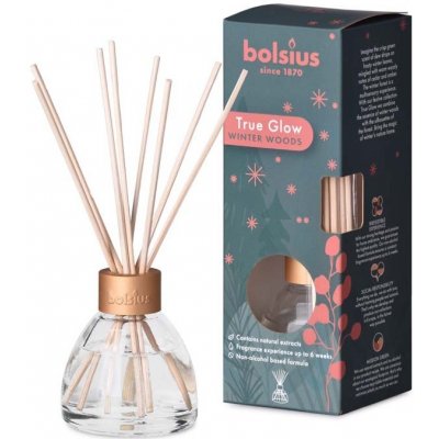 Bolsius True Glow Diffuser Winterwoods vonná stébla 45 ml – Zboží Dáma