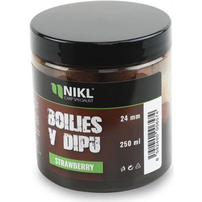 Karel Nikl Nikl Boilies v dipu Strawberry 20 mm 250 g – Zboží Dáma
