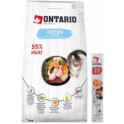 Ontario Kitten Salmon 2 kg – Zbozi.Blesk.cz