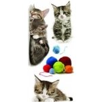 Samolepicí dekorace Cats 59452 / Samolepky na zeď Crearreda (15 x 31 cm) – Hledejceny.cz
