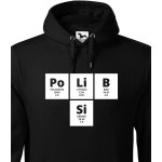 Canvas mikina s potiskem PoLiB Si černá – Zboží Mobilmania