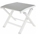 LIVARNO home Hliníková skládací stolička Houston, bílá/světle šedá – Sleviste.cz