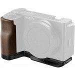 SmallRig L-Shape Mount Plate with Wooden Handle for Sony ZV-E10 II 4864 – Sleviste.cz