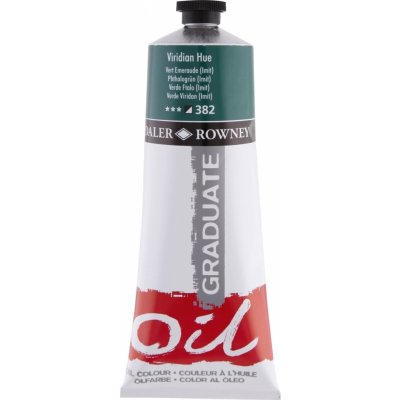Daler Rowney Graduate olejová barva viridian hue 200 ml 1 ks – Hledejceny.cz
