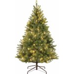 VLC Umělý vánoční stromek jedle NAGANO zelená 120xLED 738xvětev pr. 91x150 cm – Hledejceny.cz
