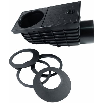 Geiger Lapač střešních splavenin 110 boční černý – Sleviste.cz