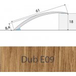 Profil Team Přechodový profil dub E09 61mm 1 m – Sleviste.cz
