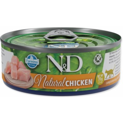 N&D Cat Natural Chicken 70 g – Zboží Mobilmania