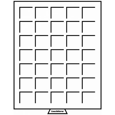 LEUCHTTURM Boxy na mince SMART Velikost 1 pole 27 mm – Zboží Dáma