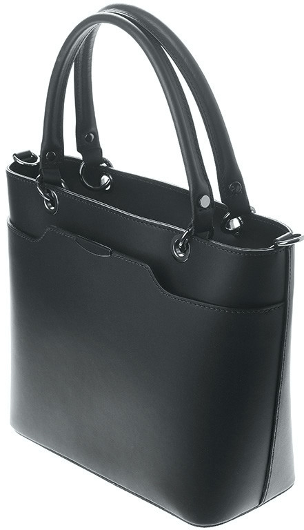Dámská kožená kabelka ITA3525-B černá