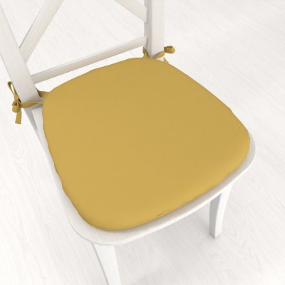 Biante Rongo RG-098 Hořčicový 39 x 37 x 3 cm Oblý podsedák – Sleviste.cz