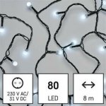 EMOS GoSmart LED vánoční řetěz 8 m venkovní i vnitřní RGB programy časovač wifi – Hledejceny.cz