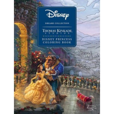 Disney Dreams Collection Thomas Kinkade Studios Disney Princess Coloring Book (Thomas Kinkade)(Brožovaná) – Zboží Dáma