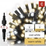 Emos Premium LED spojovací řetěz blikající černý, 10 m, venkovní, Teplá bílá/Studená bílá bílá D0AN01 – Hledejceny.cz