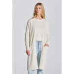 Gant svetr D2. LONG WOOL CARDIGAN hnědá – Zboží Mobilmania