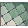 Koupelnová předložka Grund Shanga zelená 60 x 100 cm