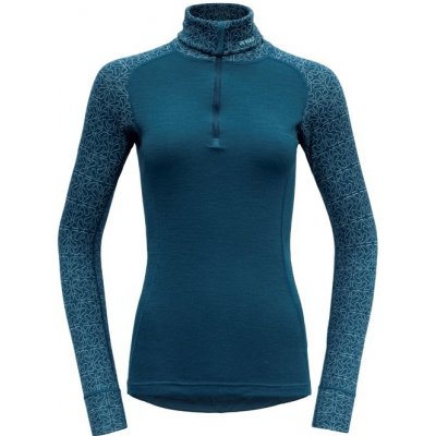 Devold dámský rolák s dlouhým rukávem a zipem duo active merino 210 Zip Neck FLOOD