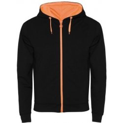 ROLY E1105-02223-S Mikina Fuji na zip černo-oranžová