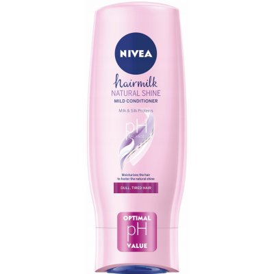 Nivea Hairmilk Natural Shine pečující kondicionér 200 ml – Zboží Dáma