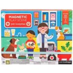 Petit Collage magnetická tabulka Veterinární ošetřovna – Sleviste.cz