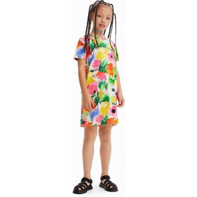 Desigual dětské bavlněné šaty mini 23SGVK14 vícebarevná