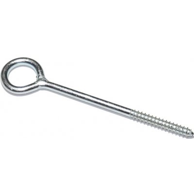Oko lešenářské svařované s vrutem, 9,8x120mm, Zn – Sleviste.cz