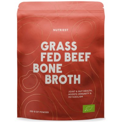 Nutriest Grass Fed hovězí kostní vývar v prášku 250 g – Hledejceny.cz