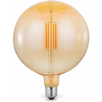 JUST LIGHT LED Filament Globe, 4W E27, průměr 180mm 3000K DIM 08463 LD 08463 Teplá bílá – Zboží Mobilmania