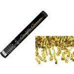 Vystřelovací konfety zlaté spirály 40cm – Hledejceny.cz