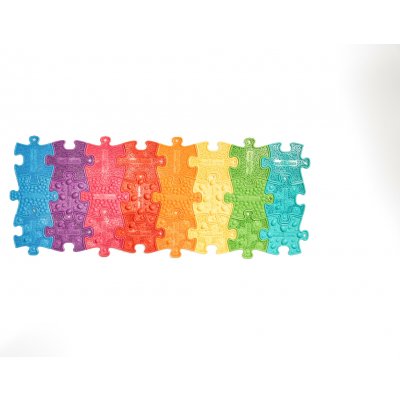 Muffik set nano puzzlíků Duha 24 ks – Zboží Dáma