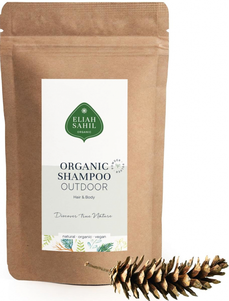 Eliah Sahil ájurvédský práškový šampon Citrus Guarana Bio náplň 250 g