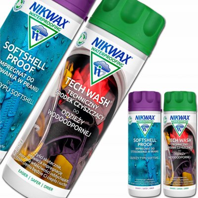 NIKWAX Tech Wash a impregnace Softshell Proof 300 + 300 ml – Zboží Dáma