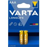 Varta Longlife AAA 2ks 4103101412 – Zboží Mobilmania