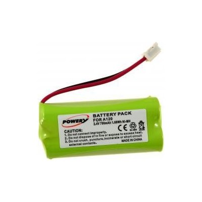 Powery Baterie Siemens gigaset AS140 700mAh NiMH 2,4V - neoriginální