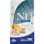 N&D LG CAT Adult Codfish & Orange 1,5 kg – Zboží Mobilmania