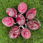 Ručně malované velikonoční vejce na zavěšení, 1ks – Sleviste.cz