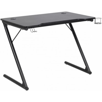 Herní stůl DESIGN SCANDINAVIA Trooper 100 cm, černý (A1003778)