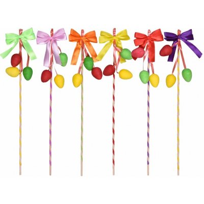 Pomlázka s vajíčky zápich 15cm 10ks – Zboží Mobilmania