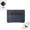 Peněženka Kožená peněženka FIXED Smile Tripple se smart trackerem FIXED Smile Pro modrá FIXSM-TR2-BL