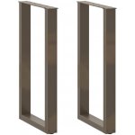Omaxi 311580 Nohy barového stolu ve tvaru U 2 ks přírodní ocel 40 x 90-91 cm ocel – Zbozi.Blesk.cz