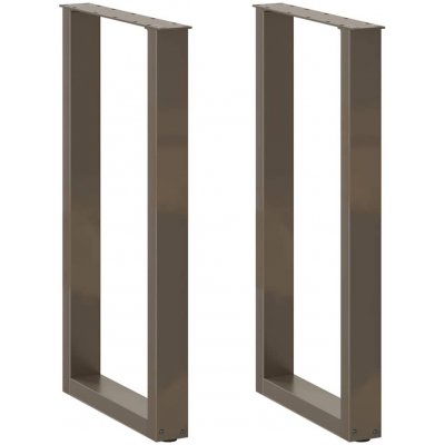 Omaxi 311580 Nohy barového stolu ve tvaru U 2 ks přírodní ocel 40 x 90-91 cm ocel – Zbozi.Blesk.cz