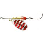 Cormoran Třpytka Bullet Single Hook Silver Red Strips vel.1 3 g – Hledejceny.cz